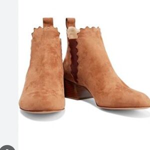 Chloe Brown Suede Lauren Boots 39.5